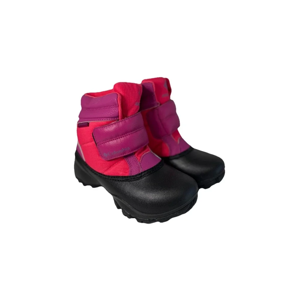 Columbia Rope Tow Kruser children's snow boots Pink/Purple Size 1Y No‎ Box